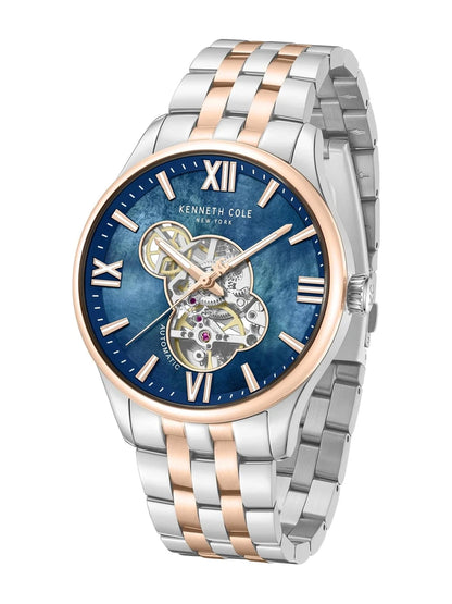 Kenneth Cole Round Blue Dial Analog Watch - KCWGY0089103MNW