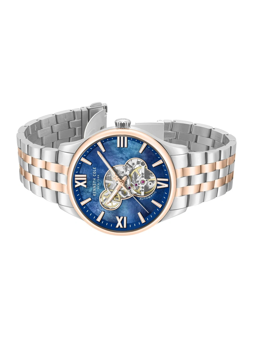 Kenneth Cole Round Blue Dial Analog Watch - KCWGY0089103MNW