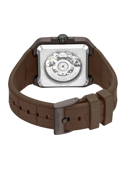 Kenneth Cole Round Brown Dial Analog Watch - KCWGZ0065402MN