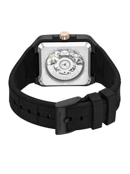 Kenneth Cole Automatic Drop 2 Gun Round Dial 'S Analog Watch - KCWGZ0065403MN
