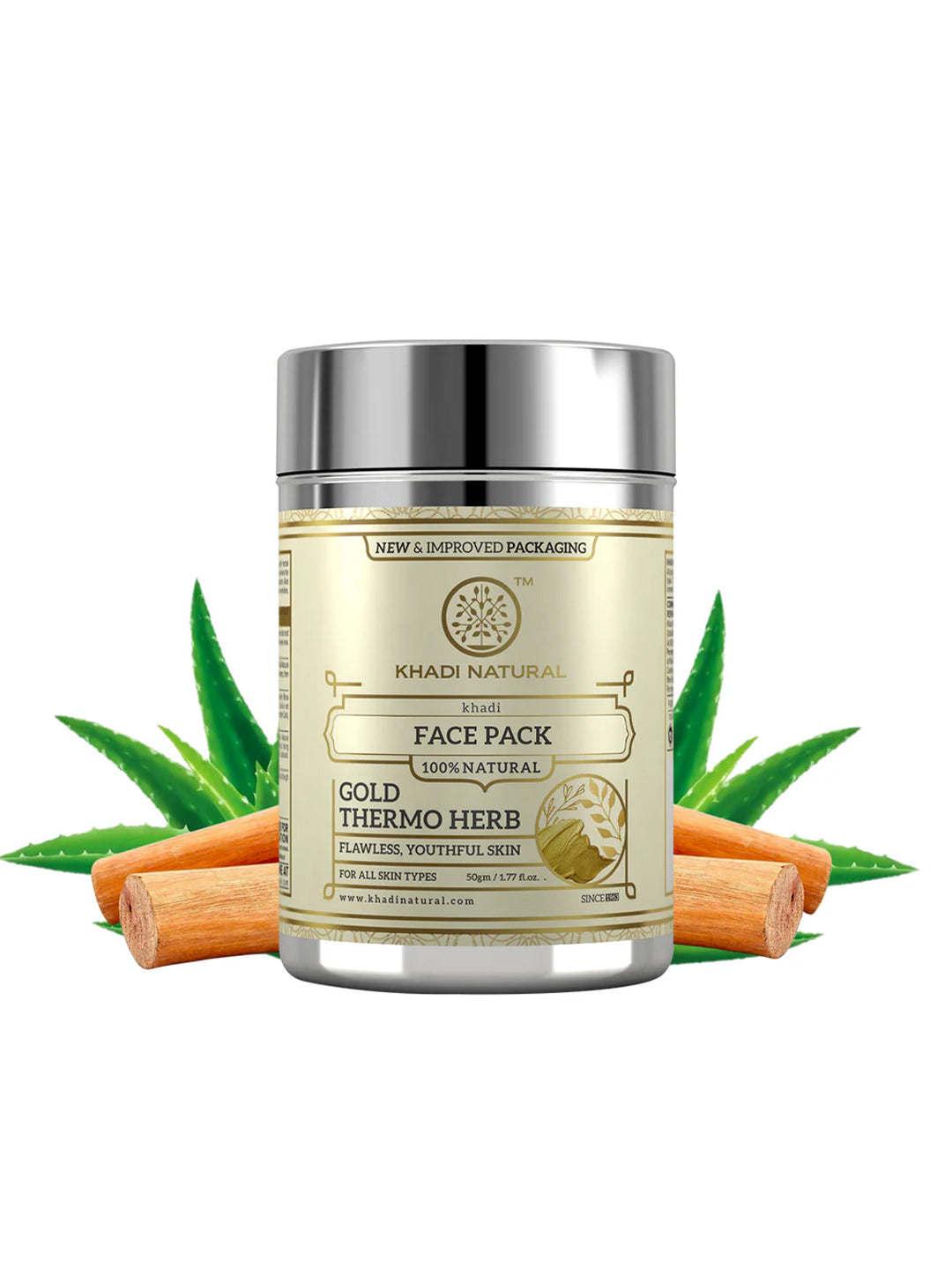Khadi Natural Gold Thermo Herb Face Pack