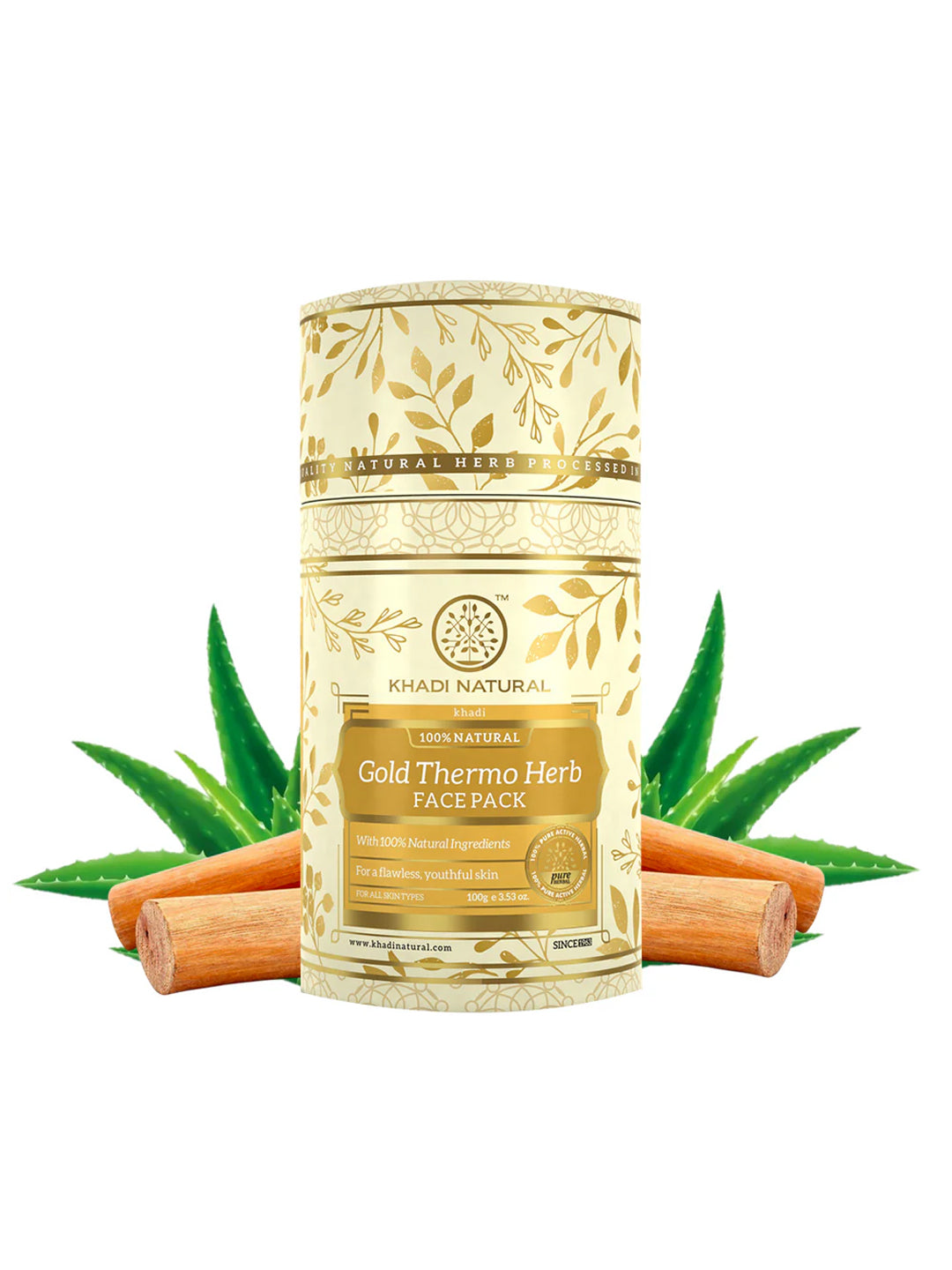 Khadi Natural Gold Thermo Herb Face Pack