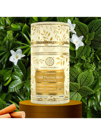 Khadi Natural Gold Thermo Herb Face Pack