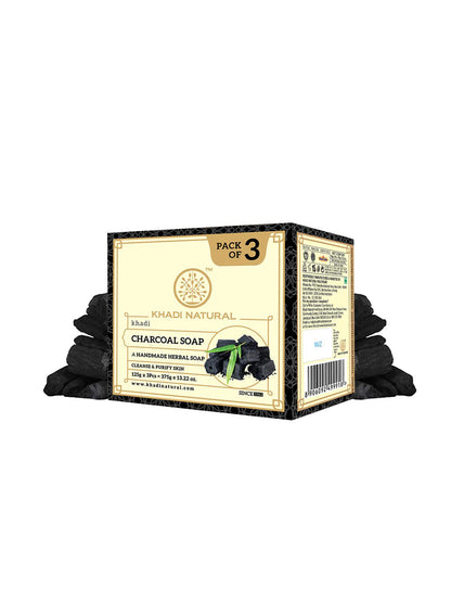 Khadi Natural Charcoal Soap
