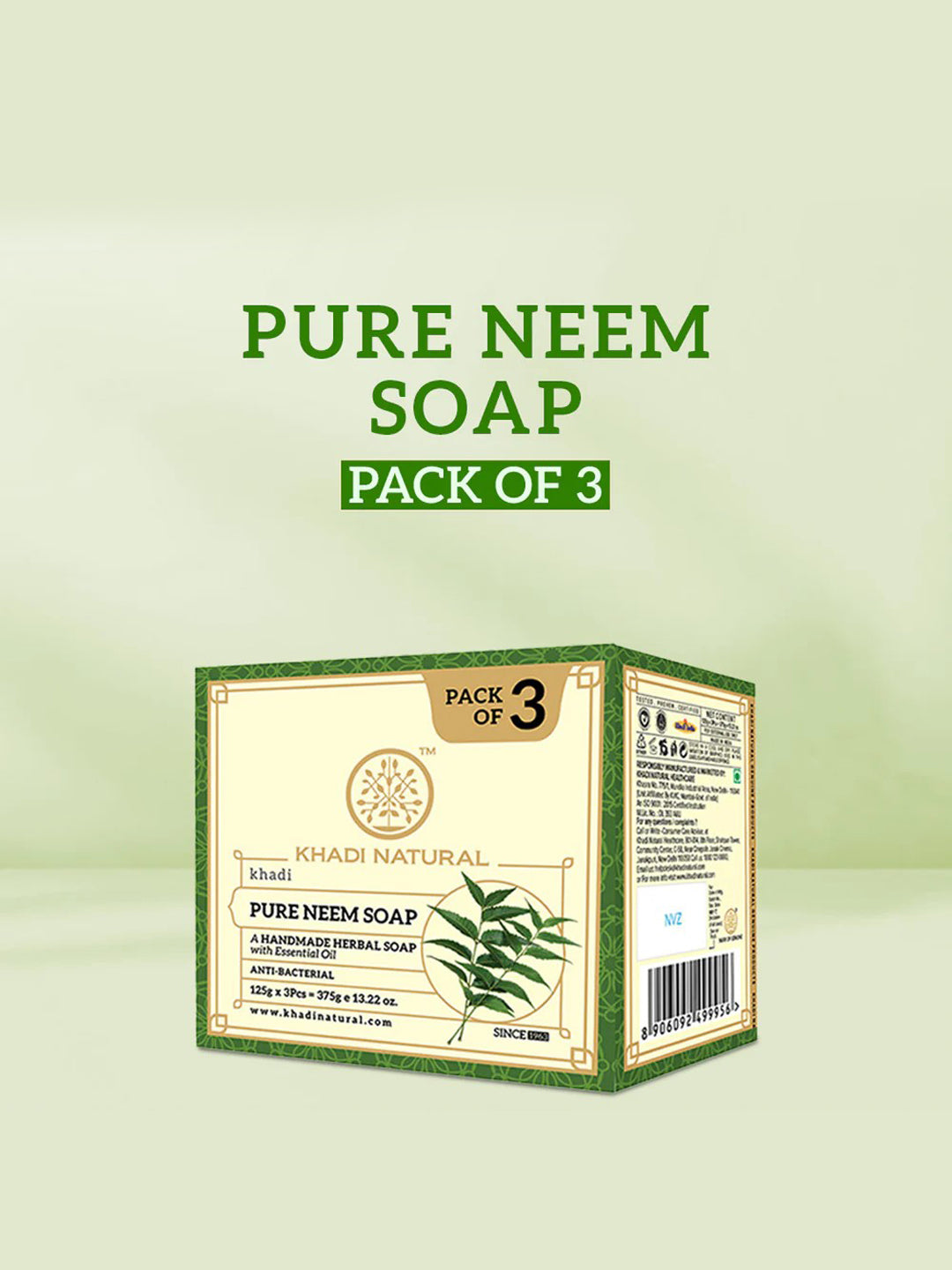 Khadi Natural Pure Neem Soap