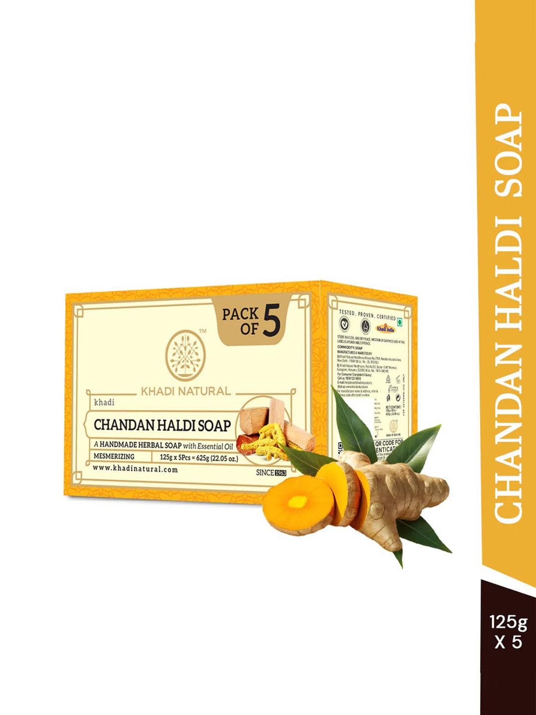 Khadi Natural Chandan Haldi Soap