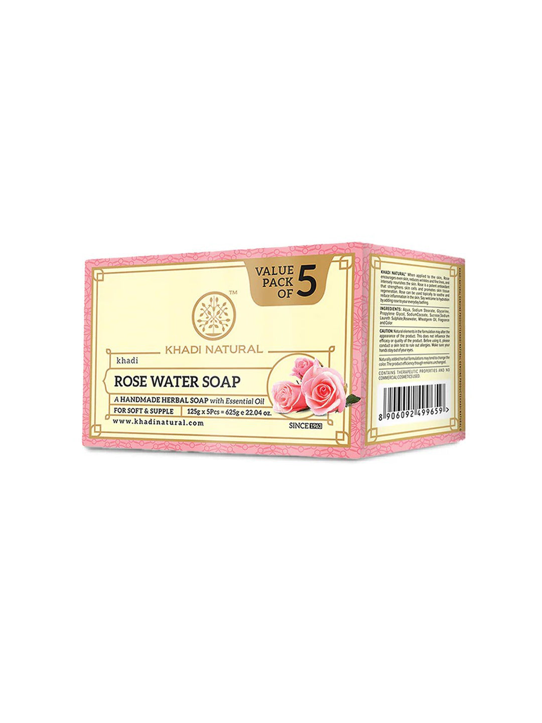 Khadi Natural Rosewater Soap