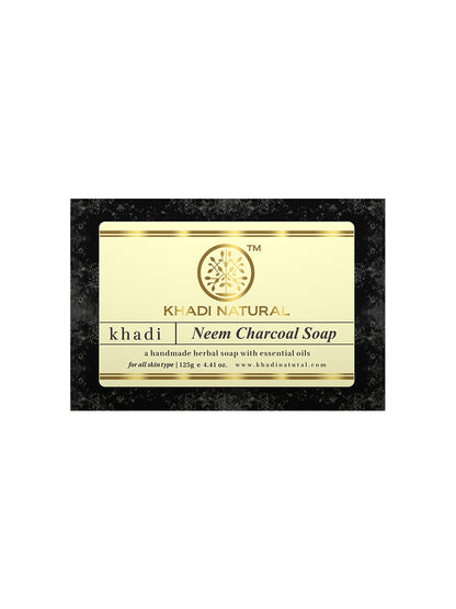 Khadi Natural Neem Charcoal Soap