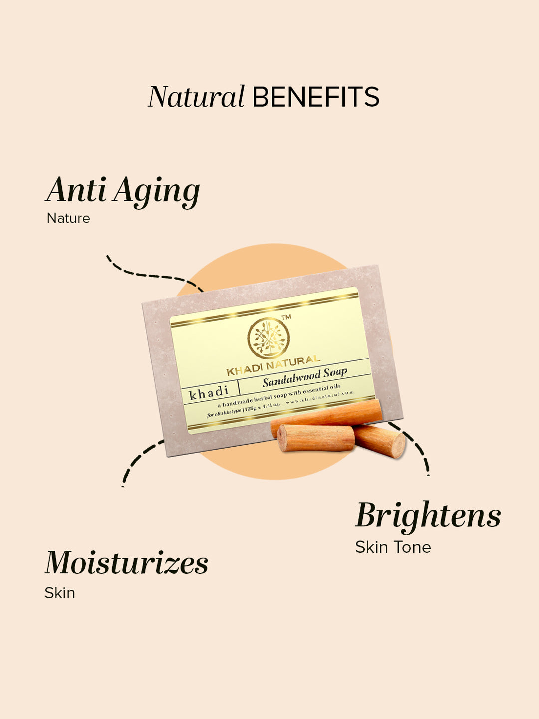 Khadi Natural Sandalwood Soap