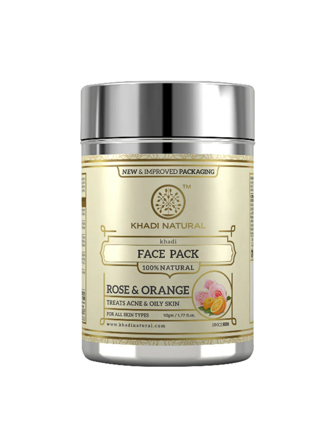Khadi Natural Rose & Orange Face Pack