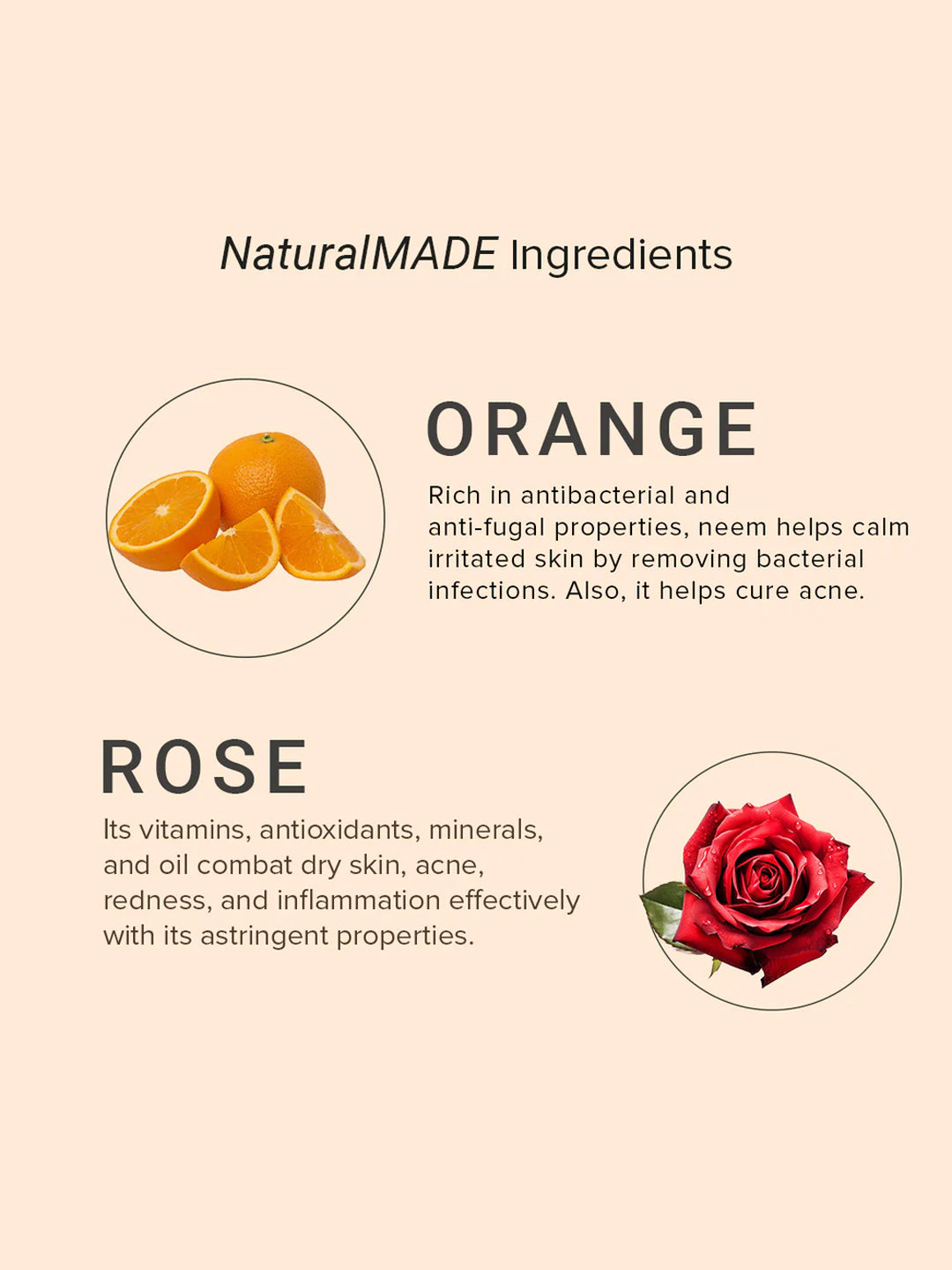 Khadi Natural Rose & Orange Face Pack