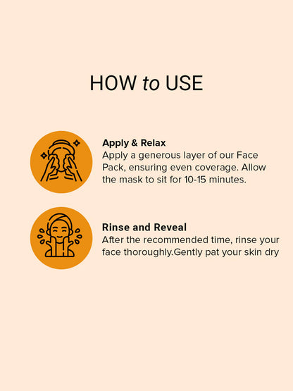 Khadi Natural Rose & Orange Face Pack