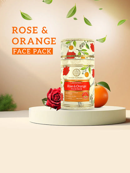 Khadi Natural Rose & Orange Face Pack