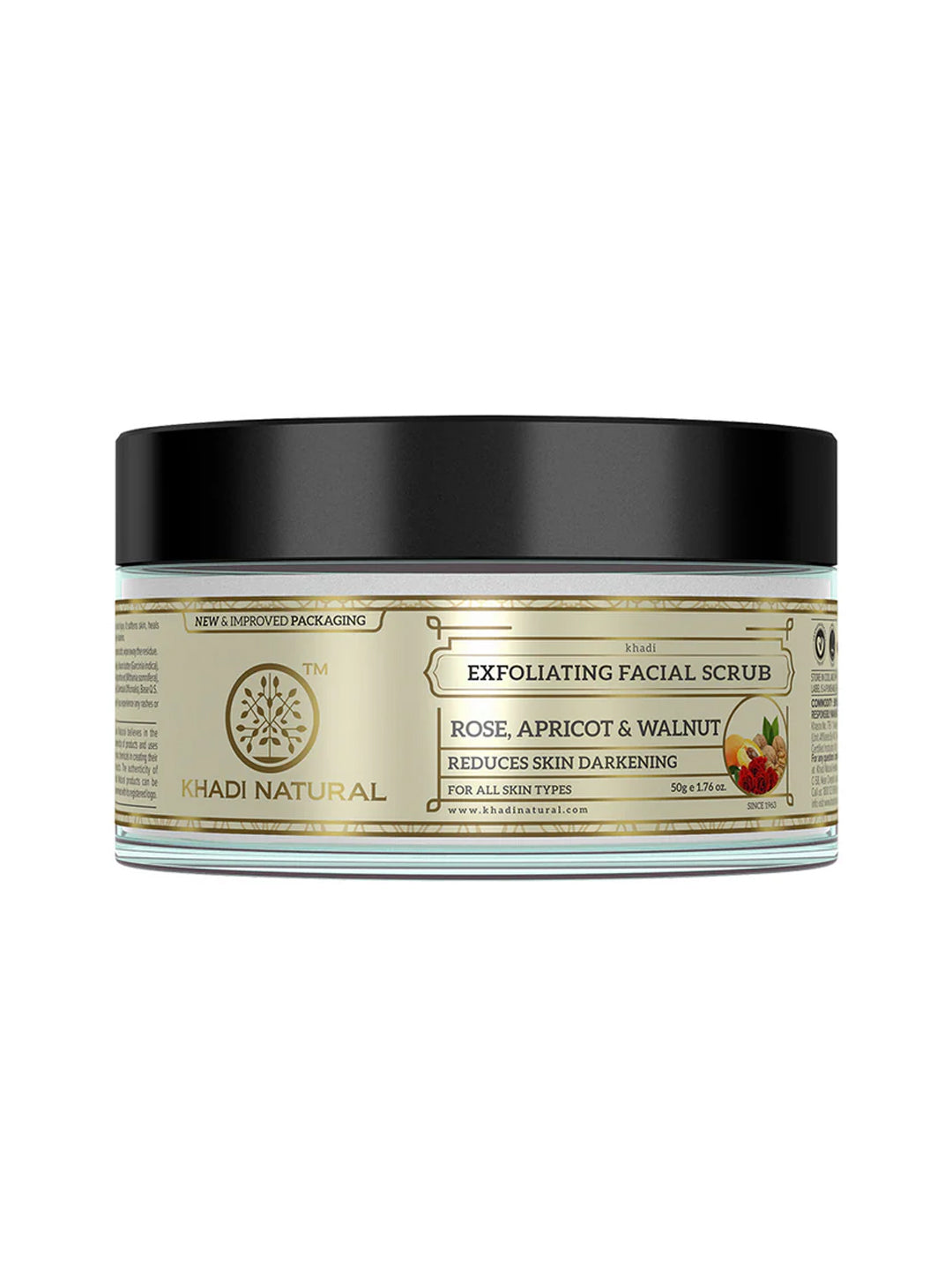 Khadi Natural Rose & Apricot Walnut Scrub