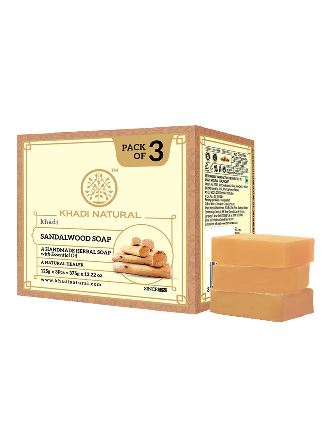 Khadi Natural Sandalwood Soap