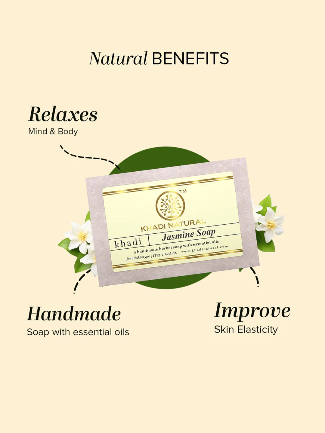 Khadi Natural Jasmine Soap