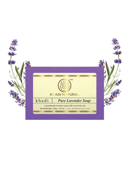 Khadi Natural Pure Lavender Soap
