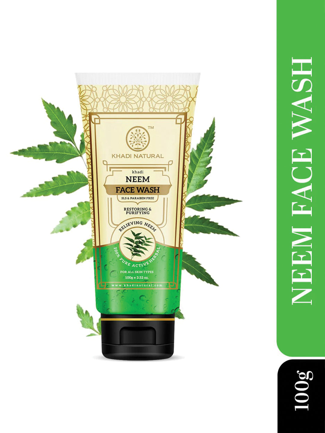 Khadi Natural Neem Face Wash Tube