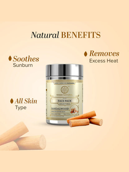 Khadi Natural Sandalwood Face Pack