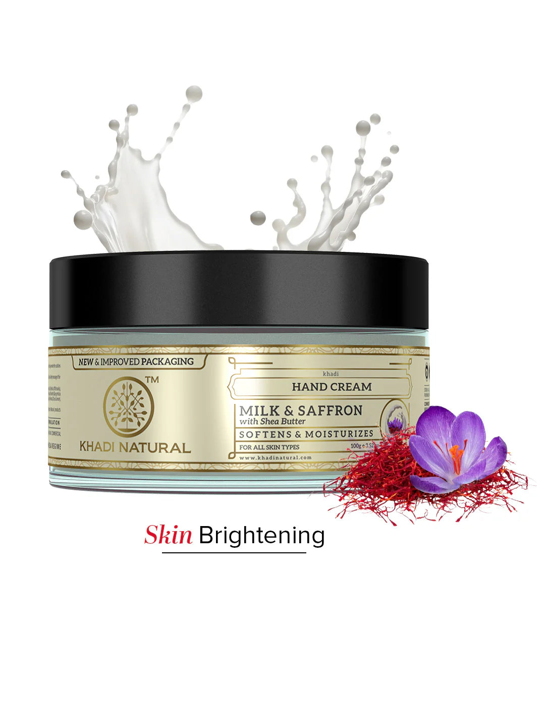 Khadi Natural Milk & Saffron Hand Cream