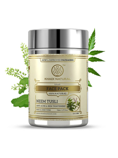Khadi Natural Neem Tulsi Face Pack (50g)