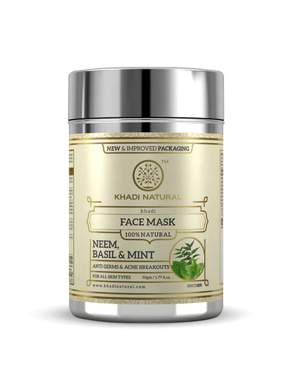 Khadi Natural Neem, Basil & Mint Face Mask