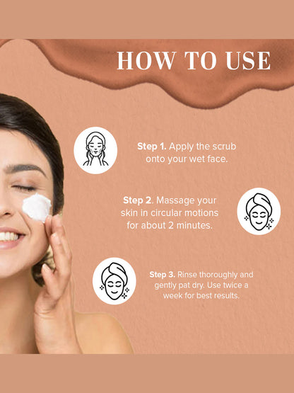 Khadi Natural Almond & Honey Herbal Exfoliating Facial Scrub