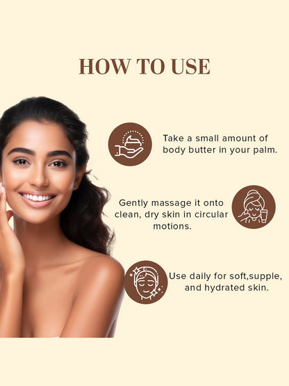 Khadi Natural Almond & Kokum Body Butter
