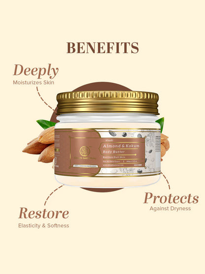 Khadi Natural Almond & Kokum Body Butter