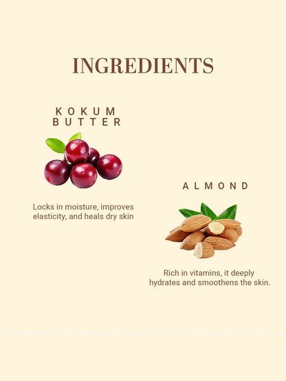 Khadi Natural Almond & Kokum Body Butter