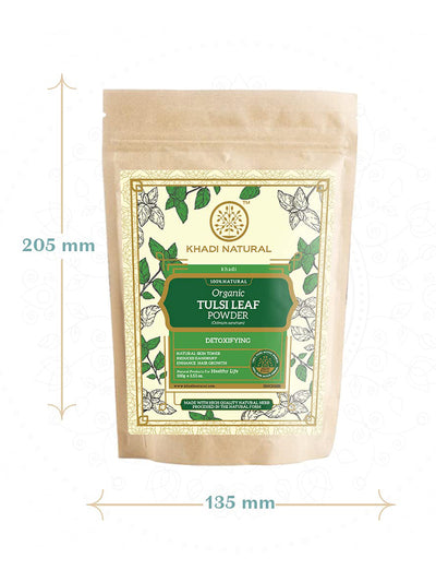 Khadi Natural Organic Tulsi Leaf Powder (100g)
