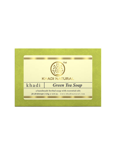 Khadi Natural Green Tea Soap (125g)
