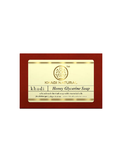 Khadi Natural Honey Glycerine Soap (125g)