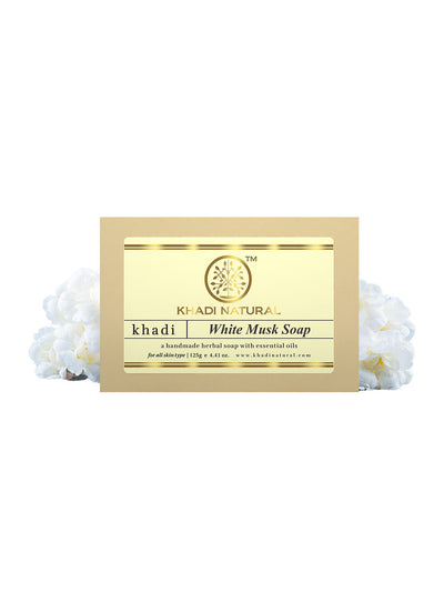 Khadi Natural White Musk Soap (125g)