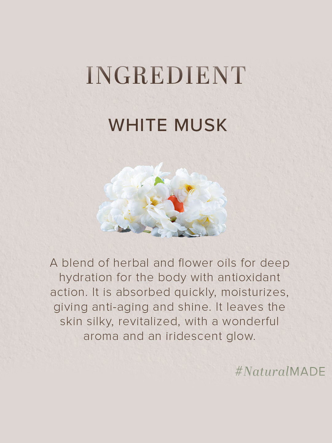 Khadi Natural White Musk Soap (125g)