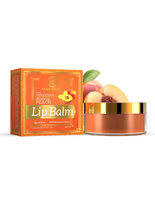Khadi Natural Peach Lip Balm (5g)