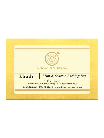 Khadi Natural Mint & Sesame Soap (100g)