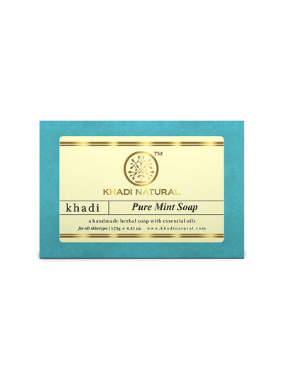 Khadi Natural Pure Mint Soap (125g)