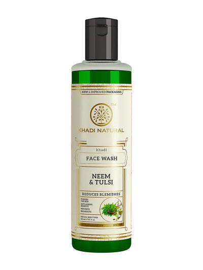 Khadi Natural Neem & Tulsi Face Wash (210ml)