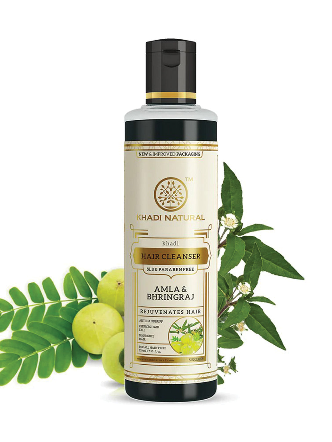 Khadi Natural Amla & Bhringraj Hair Cleanser (SLS Free) (210ml)
