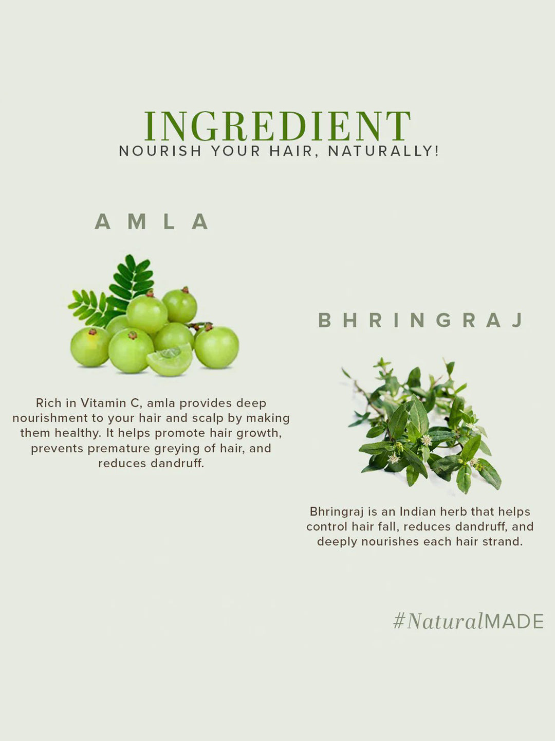 Khadi Natural Amla & Bhringraj Hair Cleanser (SLS Free) (210ml)