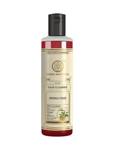 Khadi Natural Henna Tulsi Hair Cleanser (210ml)
