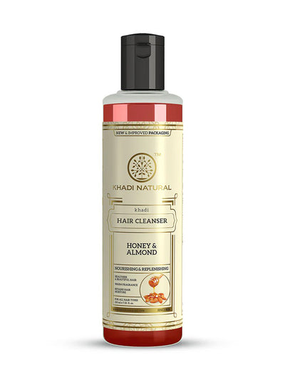 Khadi Natural Honey & Almond Hair Cleanser (210ml)