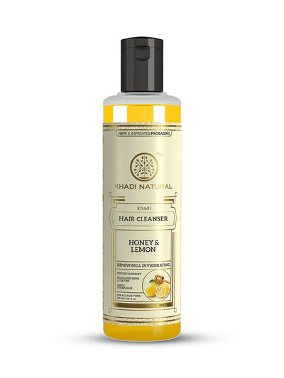 Khadi Natural Honey & Lemon Hair Cleanser (210ml)