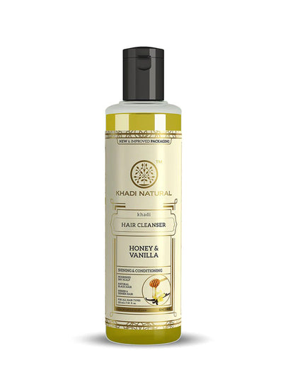 Khadi Natural Honey & Vanilla Hair Cleanser (210ml)