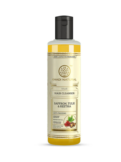 Khadi Natural Saffron Tulsi & Reetha Cleanser (210ml)