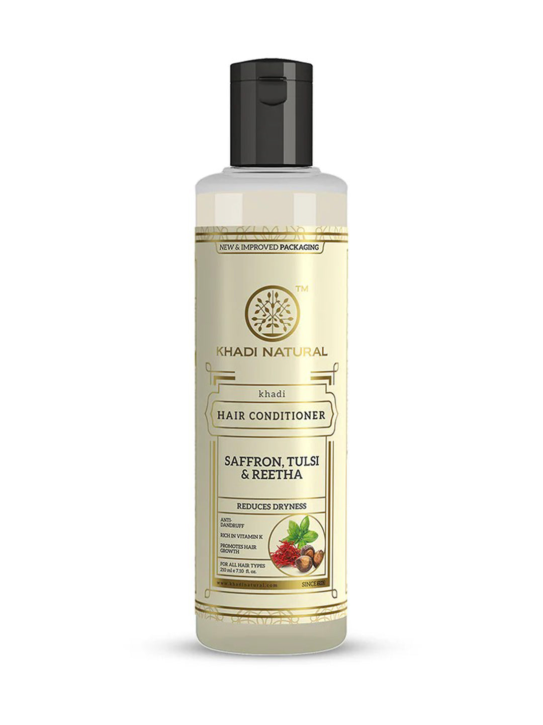 Khadi Natural Saffron, Tulsi & Reetha Hair Conditioner (210ml)