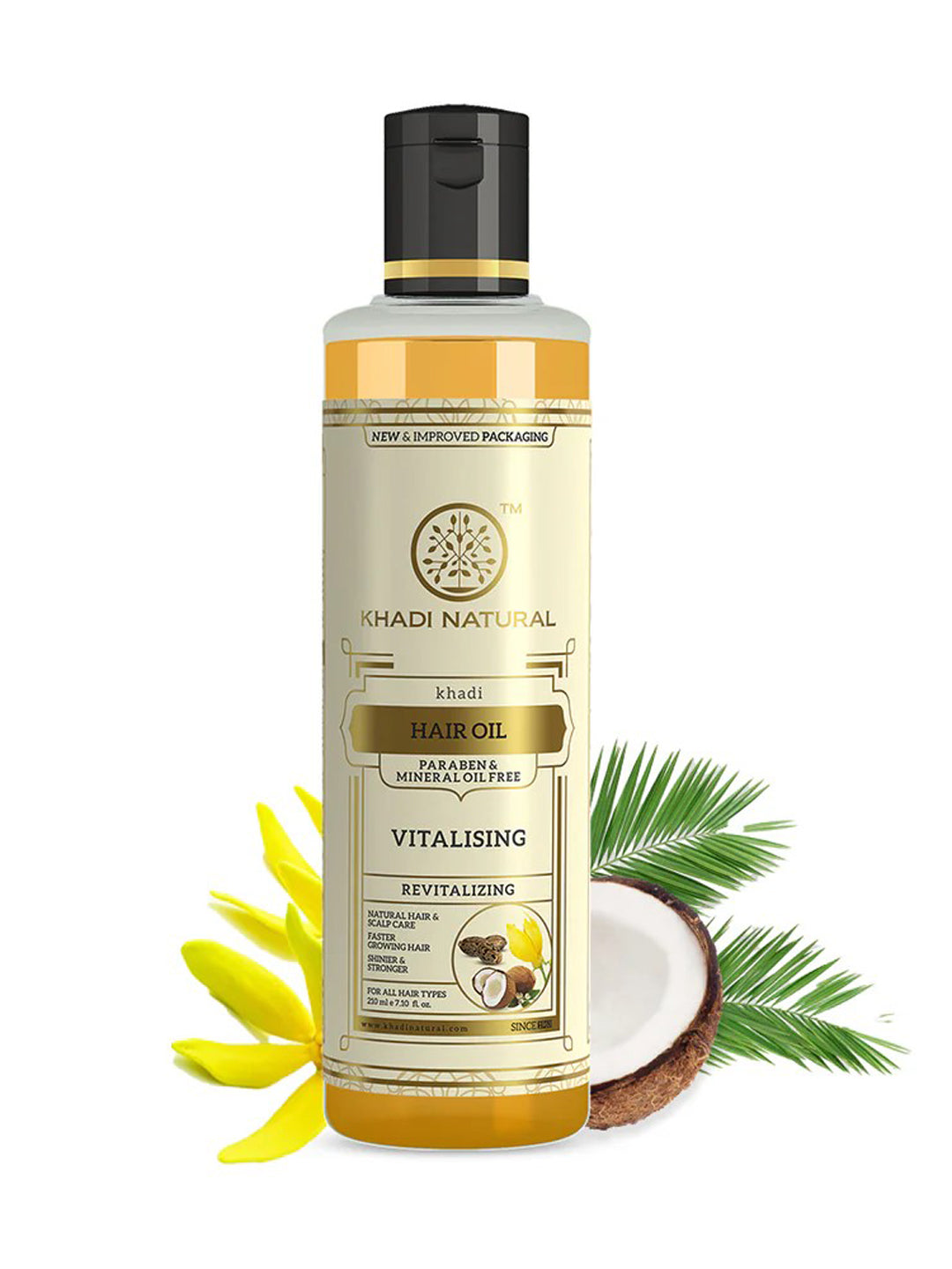 Khadi Natural Vitalising Hair Oil (210ml)