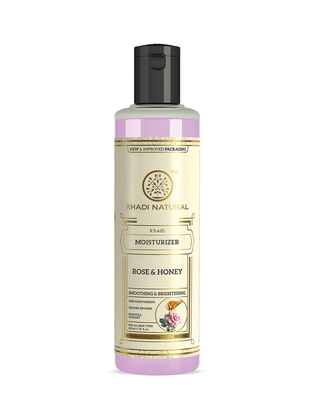 Khadi Natural Rose & Honey Moisturizer (210ml)