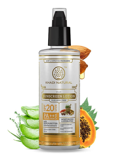 Khadi Natural Sunscreen SPF 20 (100ml)